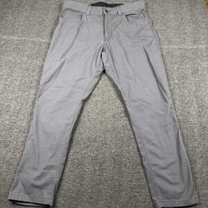 Origin USA Pants Mens 36x30 MOAB Gray Stretch Cotton Canvas Camp Hike Work Taper